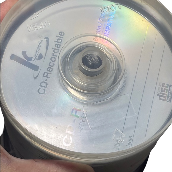 CD-R recordable 80 minute / 700mb multi speed discs 100 discs new sealed - Picture 5 of 7